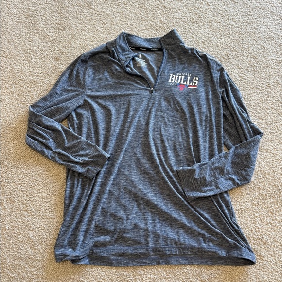 Men’s 2XL Fanatics brand quarter zip Chicago Bulls soft and lightweight - Picture 1 of 5
